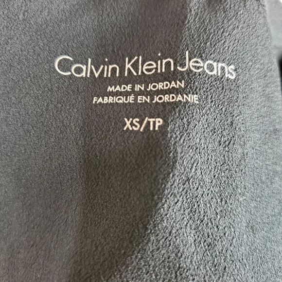 Calvin Klein Dressy Tank XS  Black Bead Accent - Picture 2 of 14